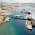 Aqaba Terminals, showing the construction of the LNG terminal in the foreground